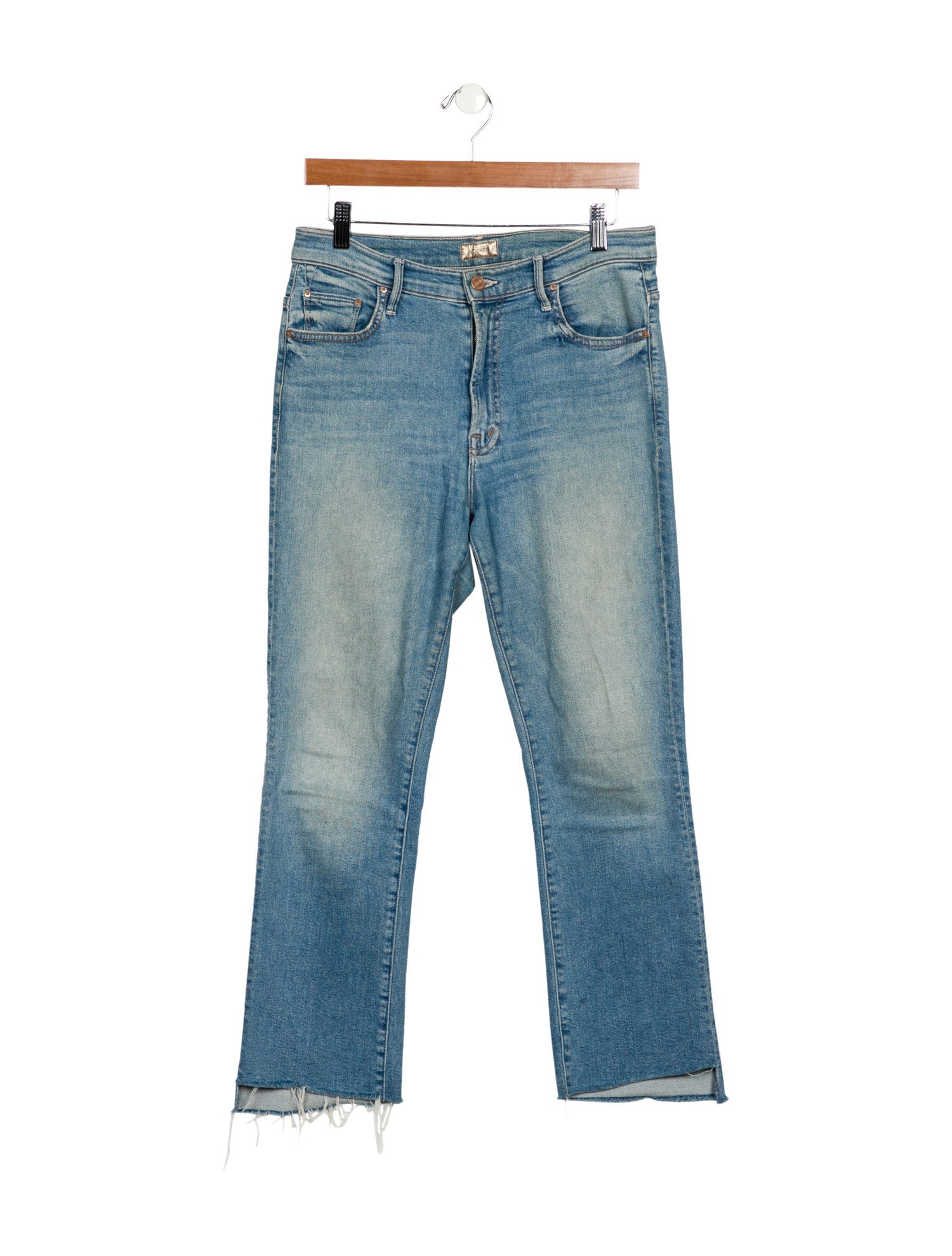 Mother High-Rise Straight Leg Jeans
